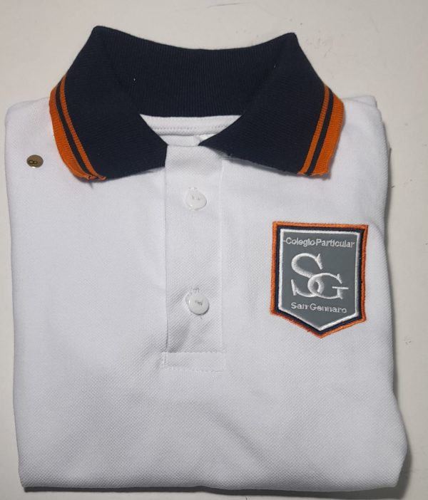 polera pique colegio san gennaro paine
