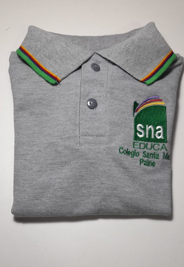polera pique colegio santa maria paine